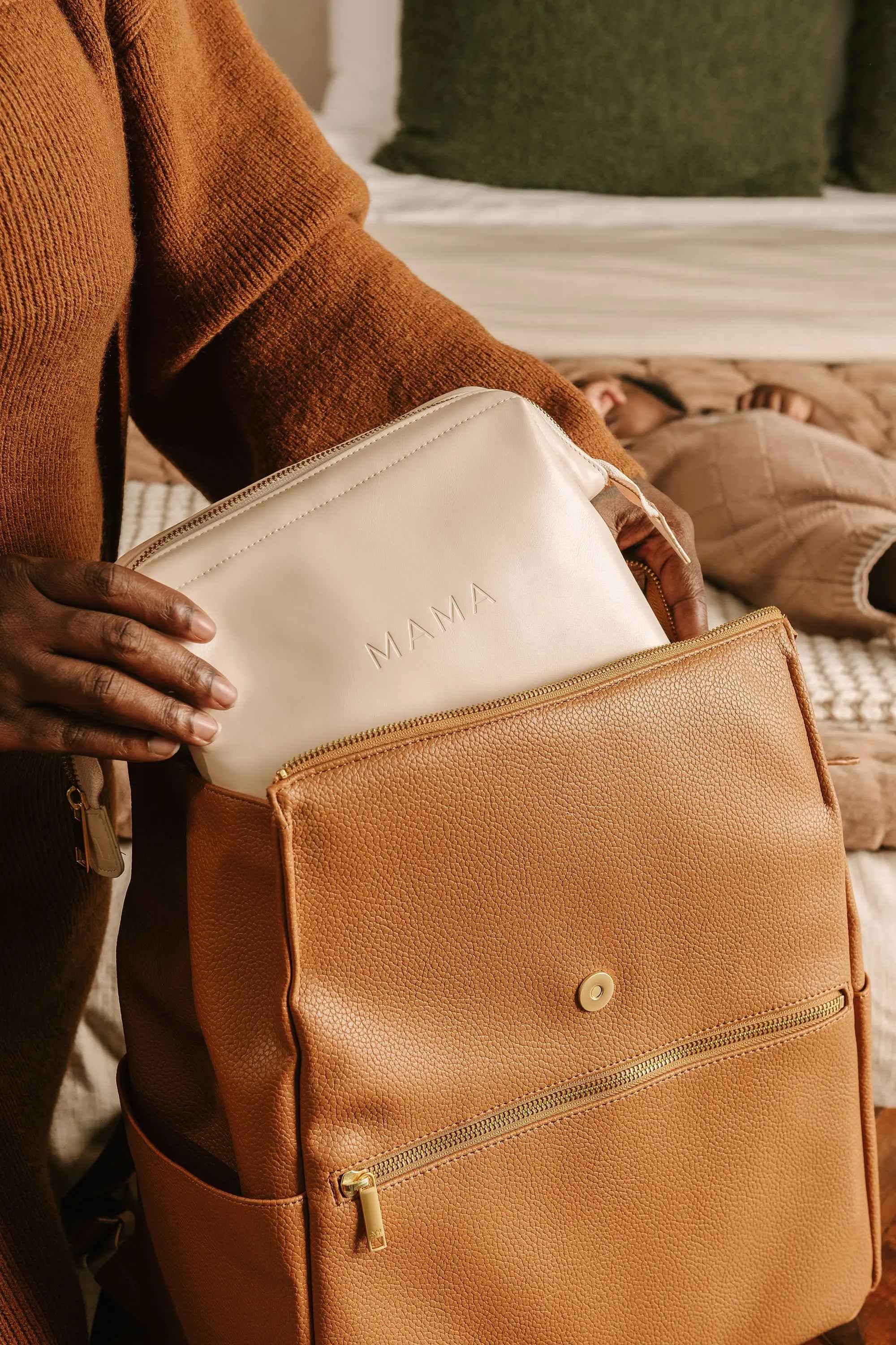 Mama Vegan Leather Bag