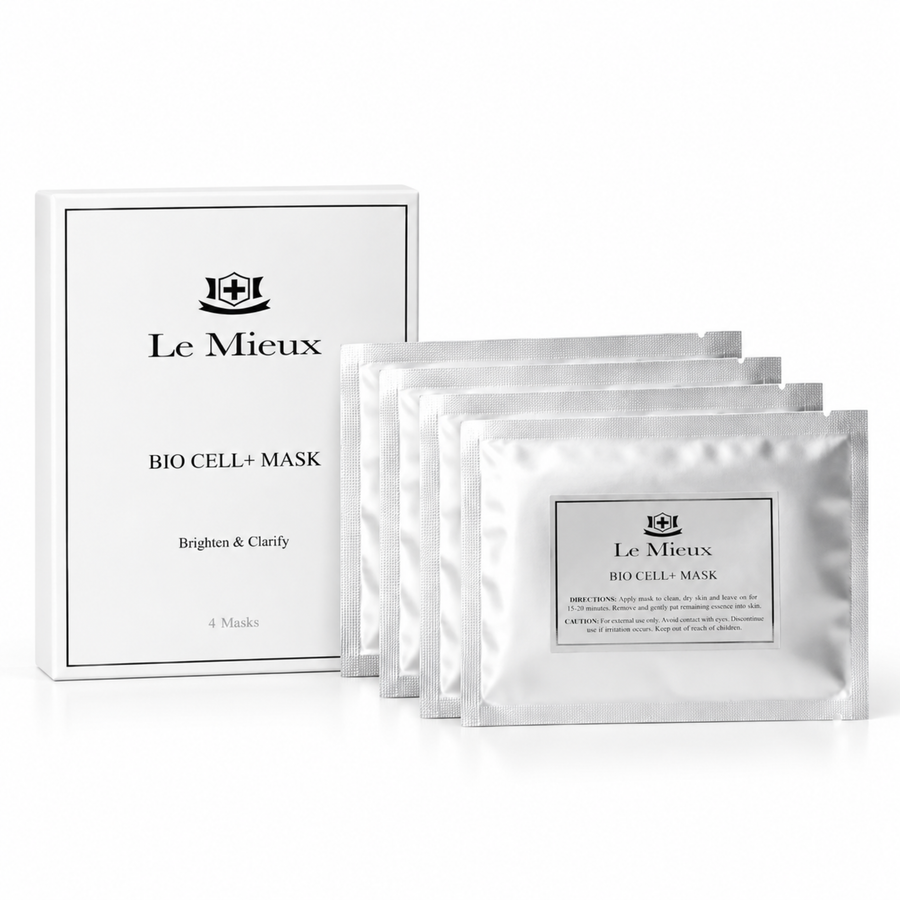 Masque en tissu aux peptides et à l'acide hyaluronique Le Mieux Bio Cell+ Mask™