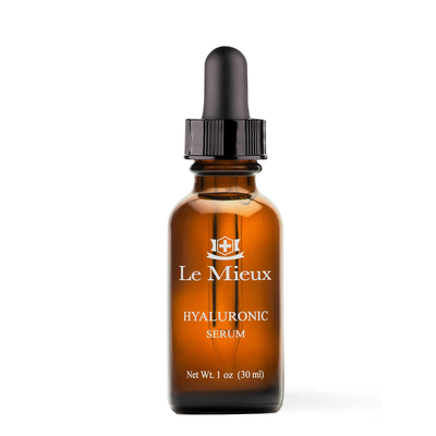 Le Mieux Hyaluronic Serum Hya10+ hydrating serum in amber dropper bottle