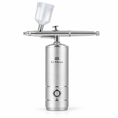 Le Mieux Ionized Oxygen Infuser handheld facial misting device with sprayer wand and serum flask