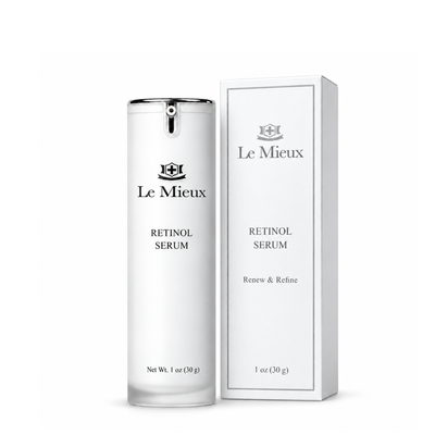 Le Mieux Retinol Serum 1 oz creamy 0.5% retinol treatment box