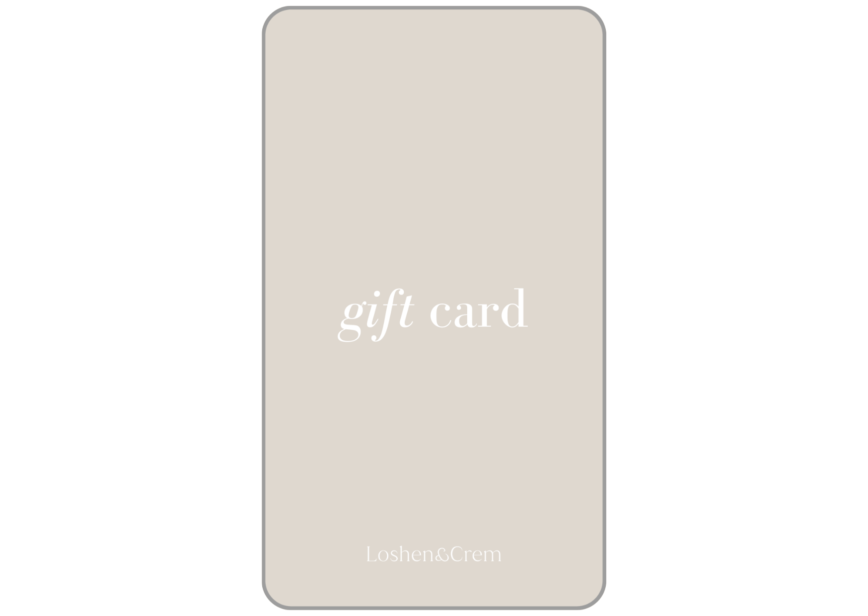 GIFT CARDS
