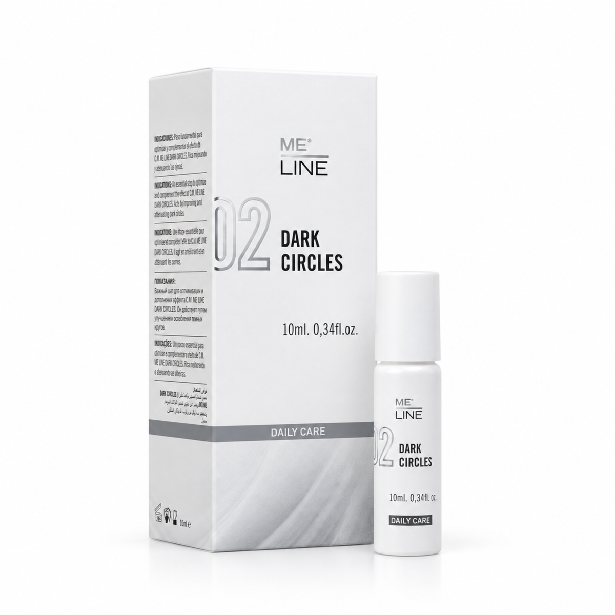 MeLine 02 Dark Circles 10 ml eye-contour roll-on for visible under-eye pigmentation