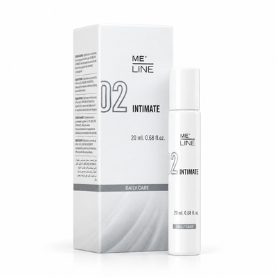 MeLine 02 Intimate 20 ml nighttime roll-on gel for uneven tone on delicate external areas