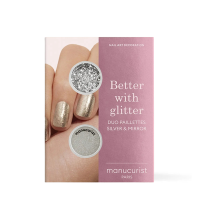 Silver & Mirror Nail Art Duo | Nail - Art | LOSHEN & CREM