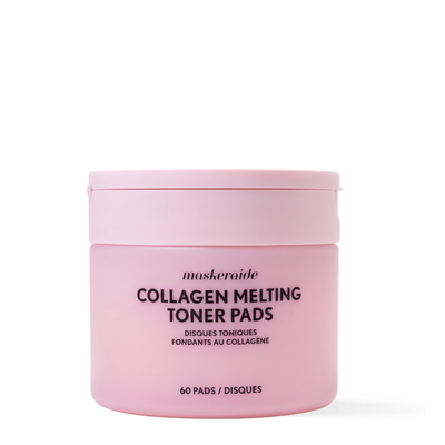 MaskerAide Beauty Collagen Melting Toner Pads with collagen hyaluronic acid peptides glutathione and retinol