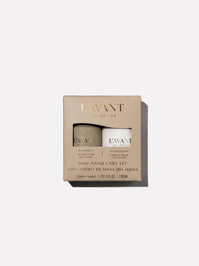 Mini Hand Care Set, Hand Soap + Hand Lotion Ambre Santal | Hand - Wash | LOSHEN & CREM