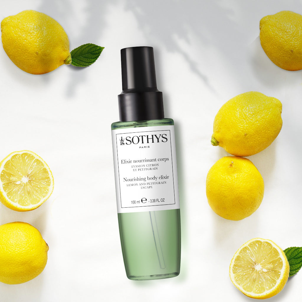Nourishing body elixir – lemon & petitgrain escape