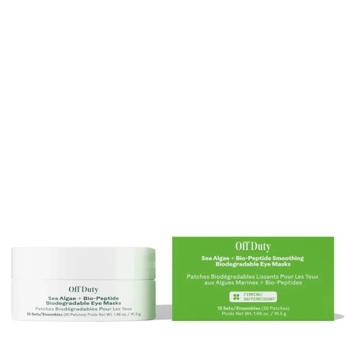 OffDuty™ Sea Algae + Bio-Peptide Smoothing Biodegradable Eye Masks | Eye - Puffiness | LOSHEN & CREM