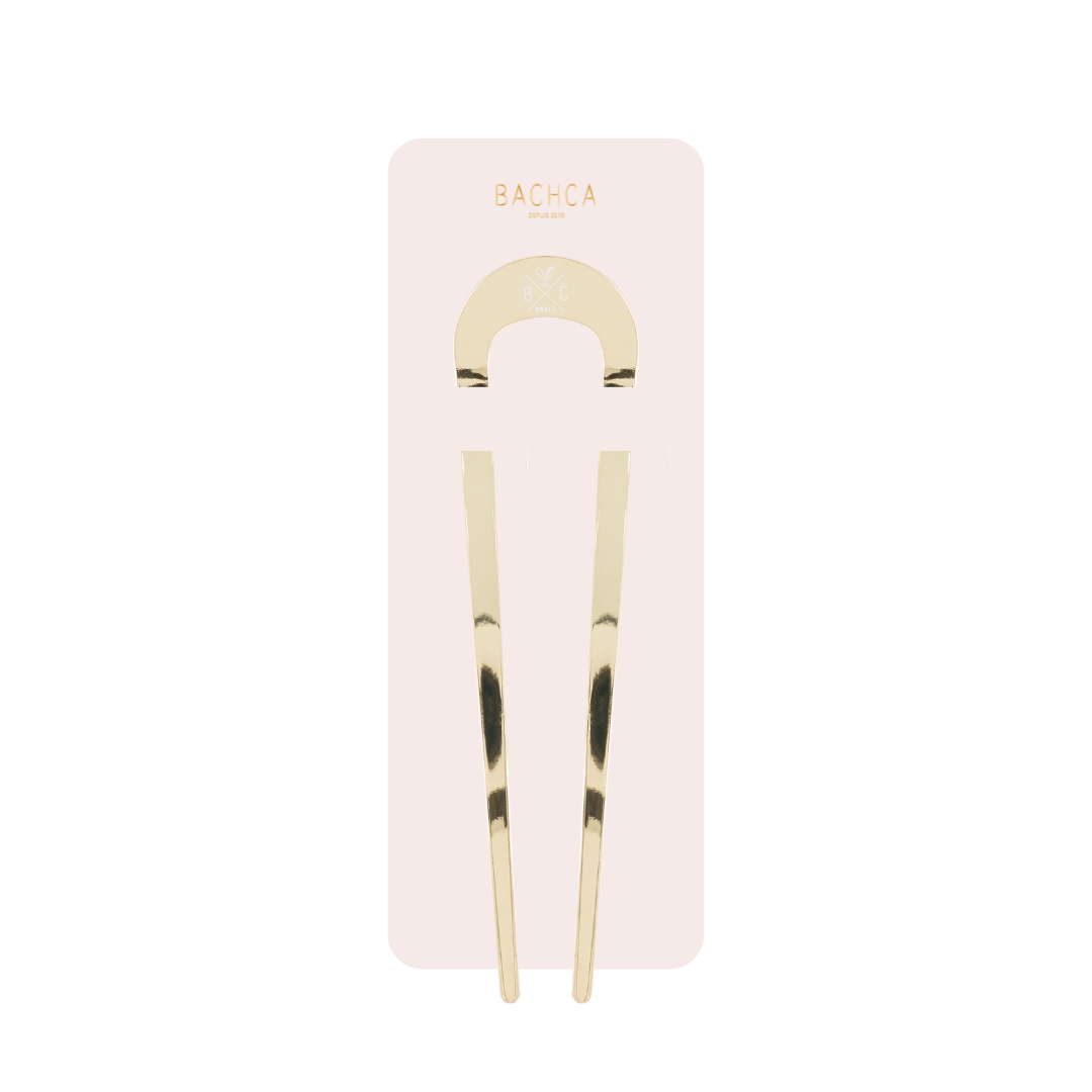 Gold Metal Pic Chignon | Hair fork | LOSHEN & CREM