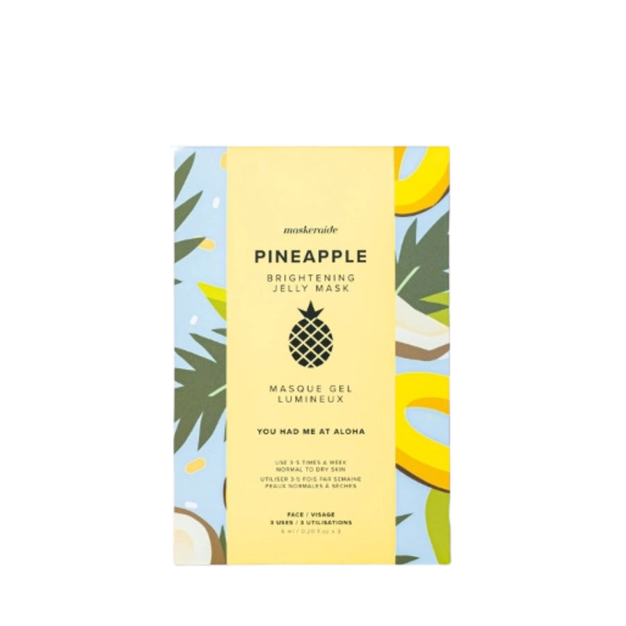 Masque gelée éclaircissant à l'ananas