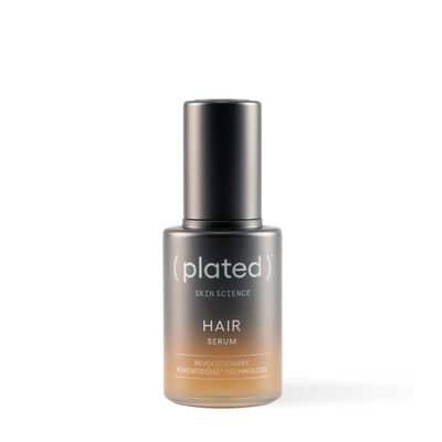 Plated Hair Serum scalp and hair treatment designed to support fuller healthier-looking hair available in Canada at Loshen & Crem Edmonton