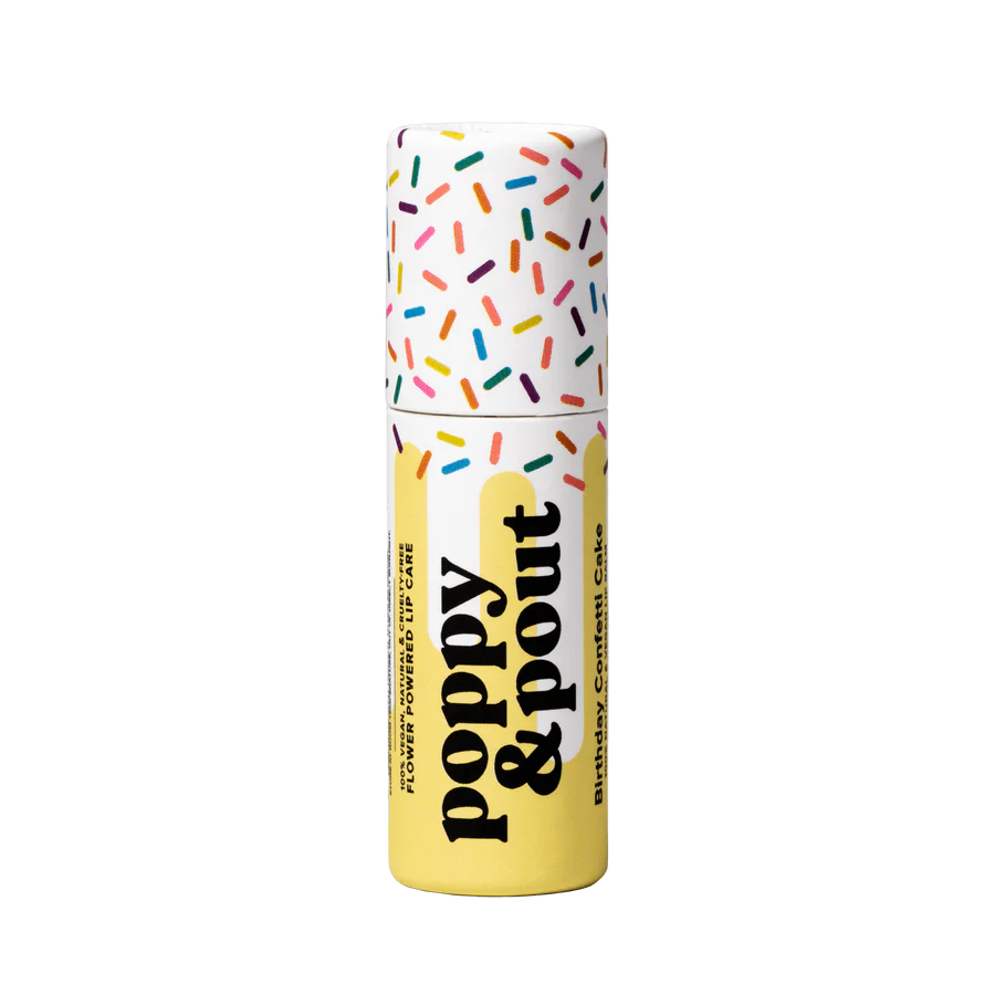 BIRTHDAY CONFETTI CAKE LIP BALM | Lip balm | LOSHEN & CREM