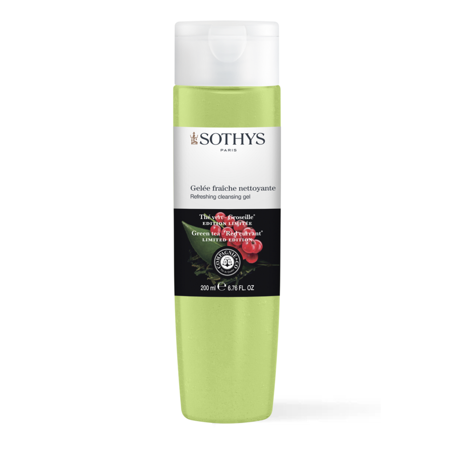 Refreshing cleansing gel – green tea & red currant