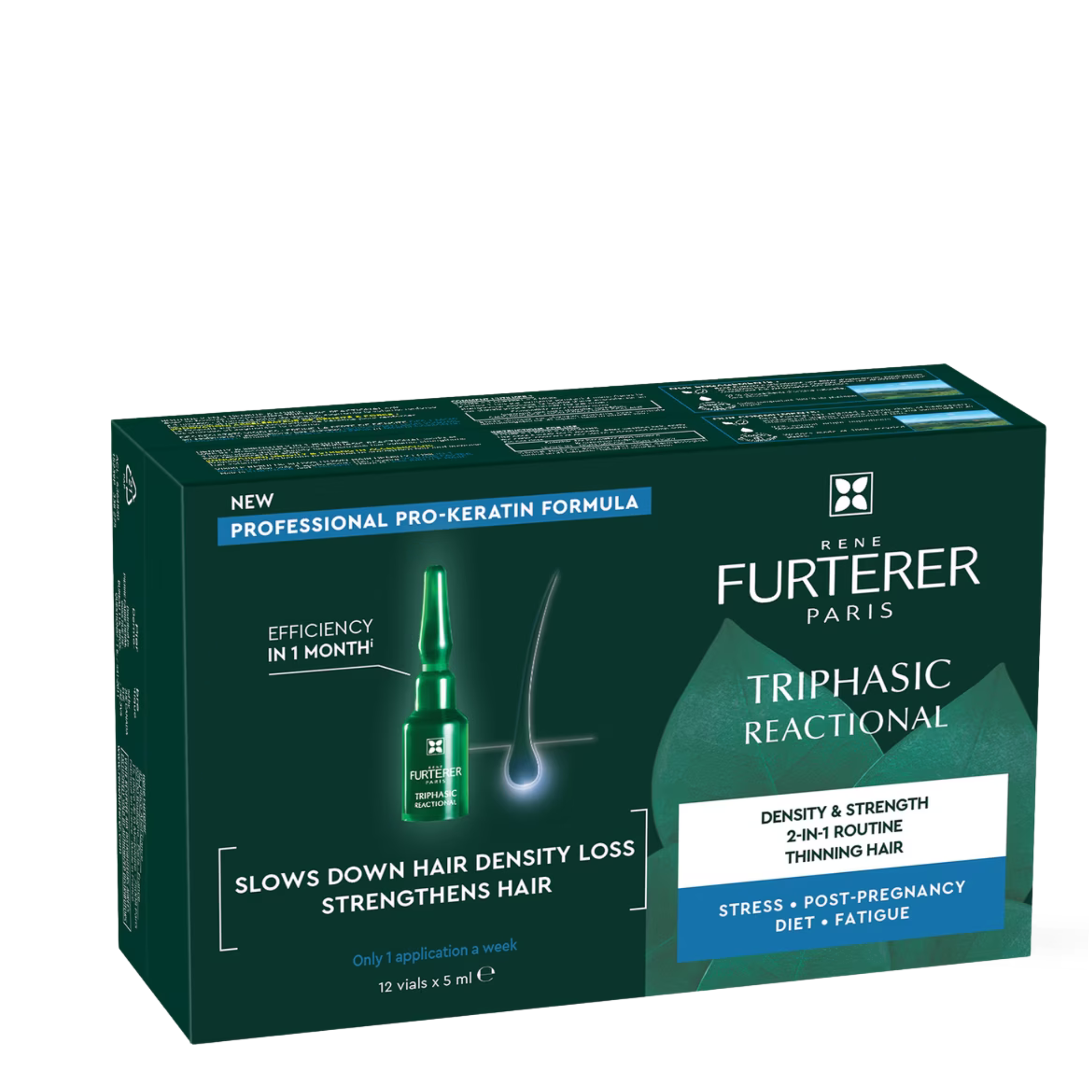 René Furterer Triphasic Reactional Pro-Density Hair Loss Solution for sudden hair density loss