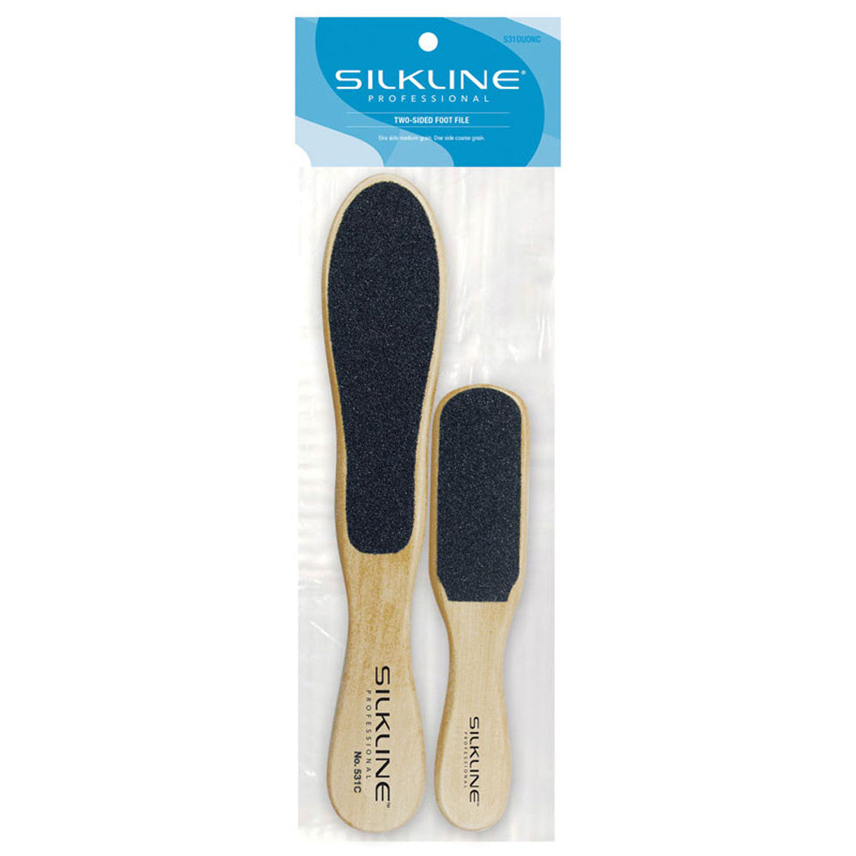 FOOT FILE WOOD 2 SIDED WITH MINI FILE | Foot file | LOSHEN & CREM