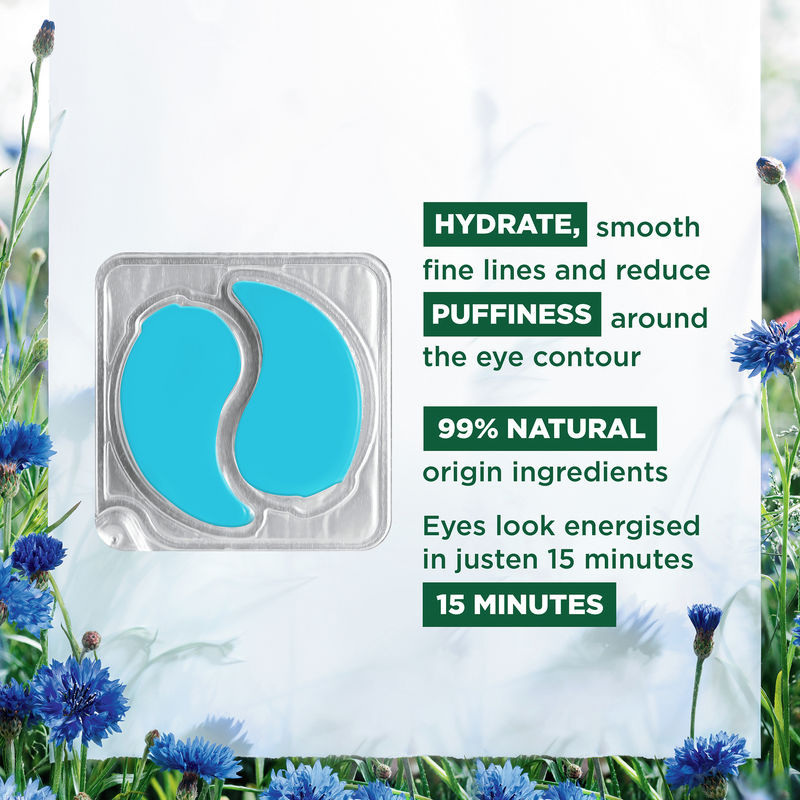 SMOOTHING + SOOTHING EYE PATCHES WITH ORGANIC CORNFLOWER | eye patch | LOSHEN & CREM