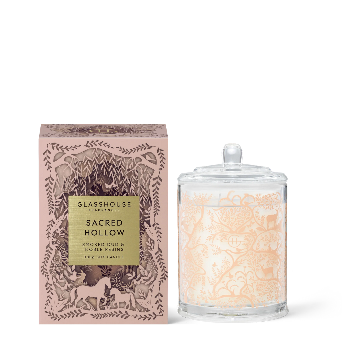 グラスハウス キャンドル 380g sacred hollow Glasshouse Sacred Hollow | Loshen & Crem