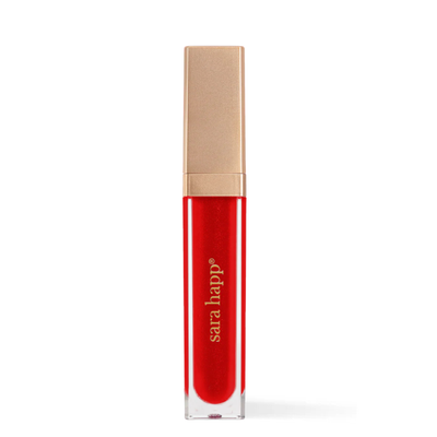 Sara Happ The Cherry Slip semi-sheer red lip gloss tube