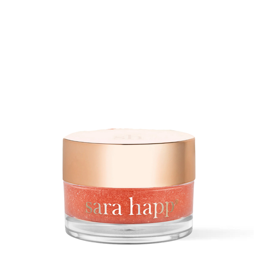 Gommage pour les lèvres Sparkling Peach de Sara Happ