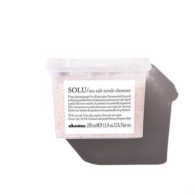 SOLU seat salt scrub cleanser | Hair exfoliant | LOSHEN & CREM
