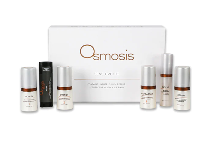 Coffret découverte de soins pour peaux sensibles Osmosis