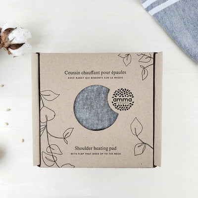 Amma Therapie Shoulder Heating Pad - Hemp & Organic Cotton