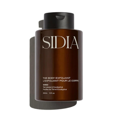 Brown bottle with black cap labeled 'SIDIA' on a white background