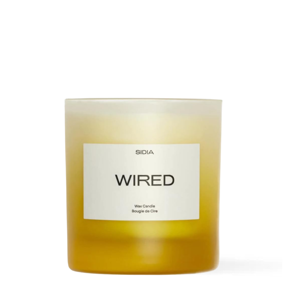 Sidia Wired candle – Tea Leaves, Eucalyptus, Tonka