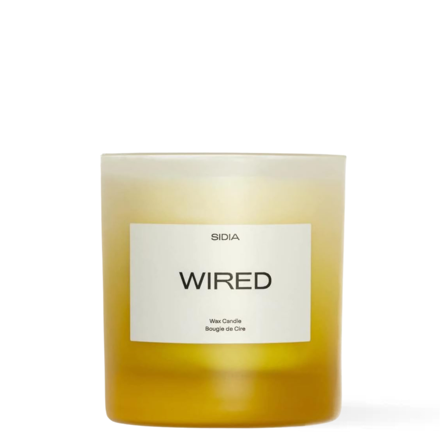 Sidia Wired candle – Tea Leaves, Eucalyptus, Tonka