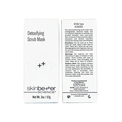 SkinBetter Science Detoxifying Scrub Mask | Mask - Sebum Regulating | LOSHEN & CREM