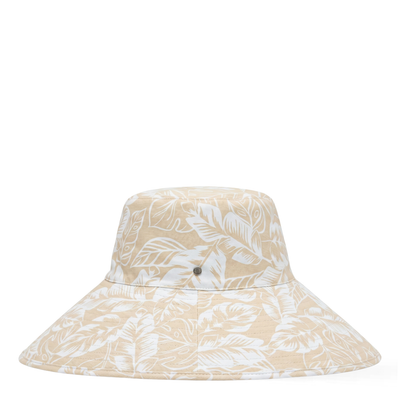 Ultra Wide Tropical Print Sun Hat UPF 50+ | UPF - Hat | LOSHEN & CREM