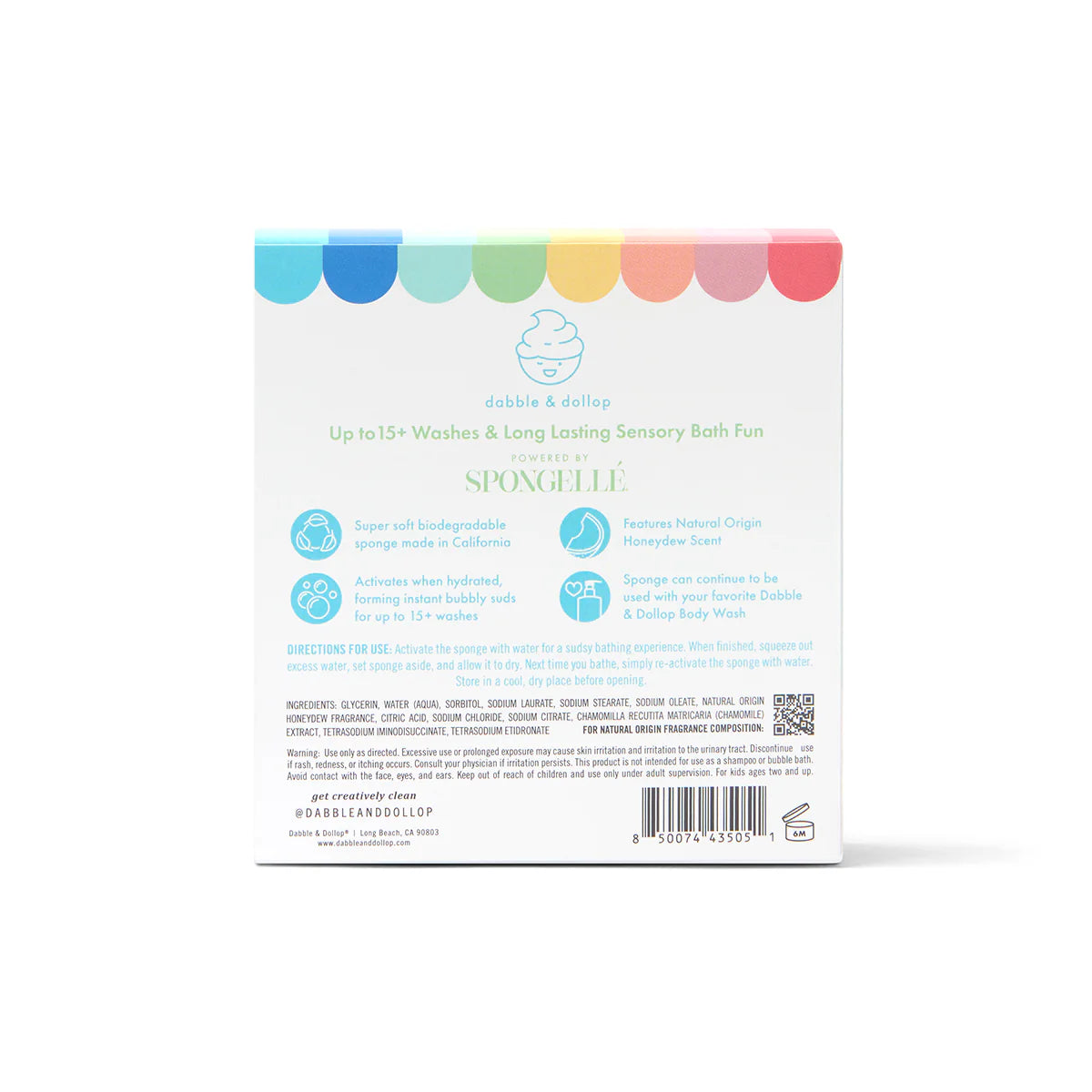 Sponge Pop™ Sponge with Built-In Body Wash | Bath - Sponges children | LOSHEN & CREM