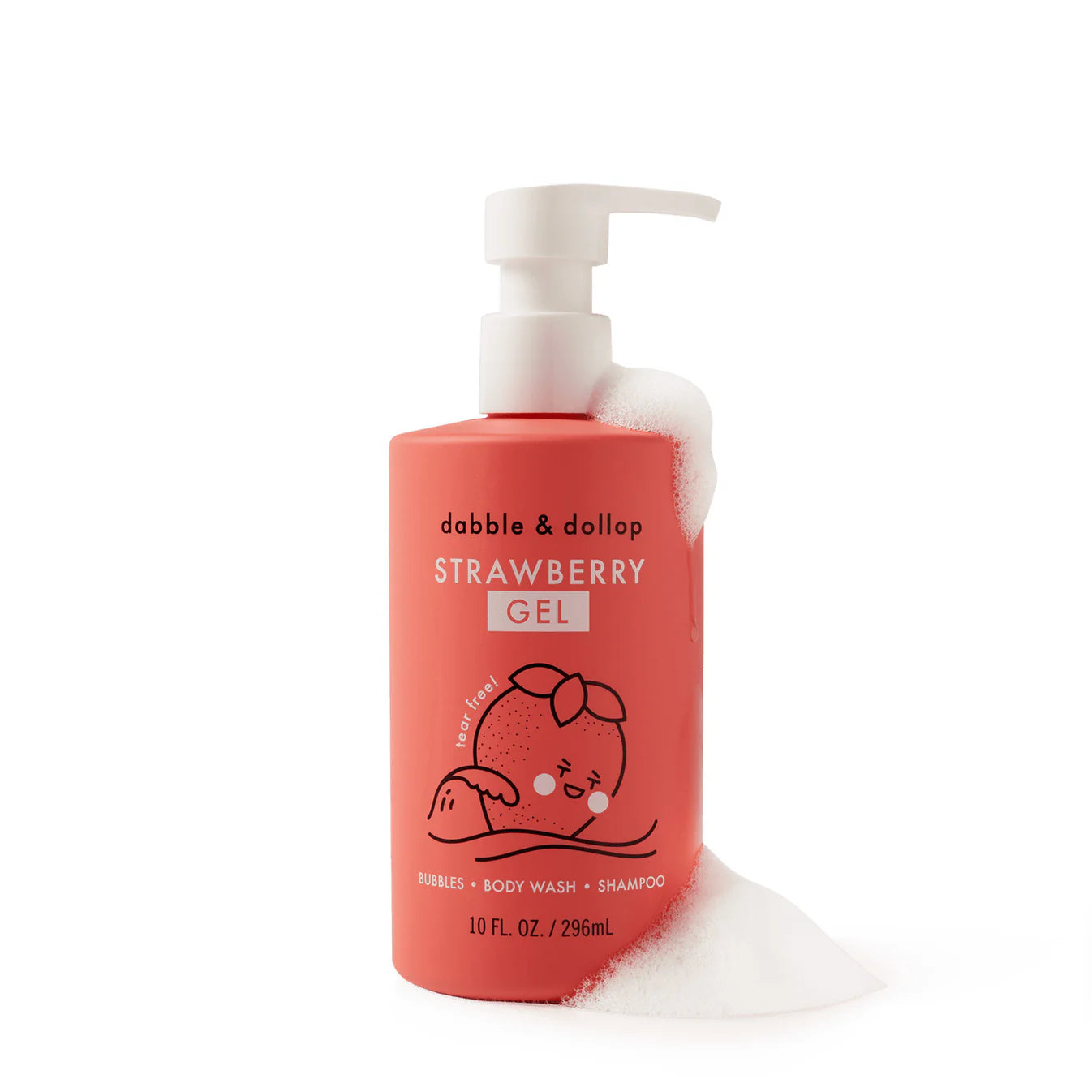 Strawberry Bubble Bath, Body Wash & Shampoo | Bath - Hair & body wash kids | LOSHEN & CREM
