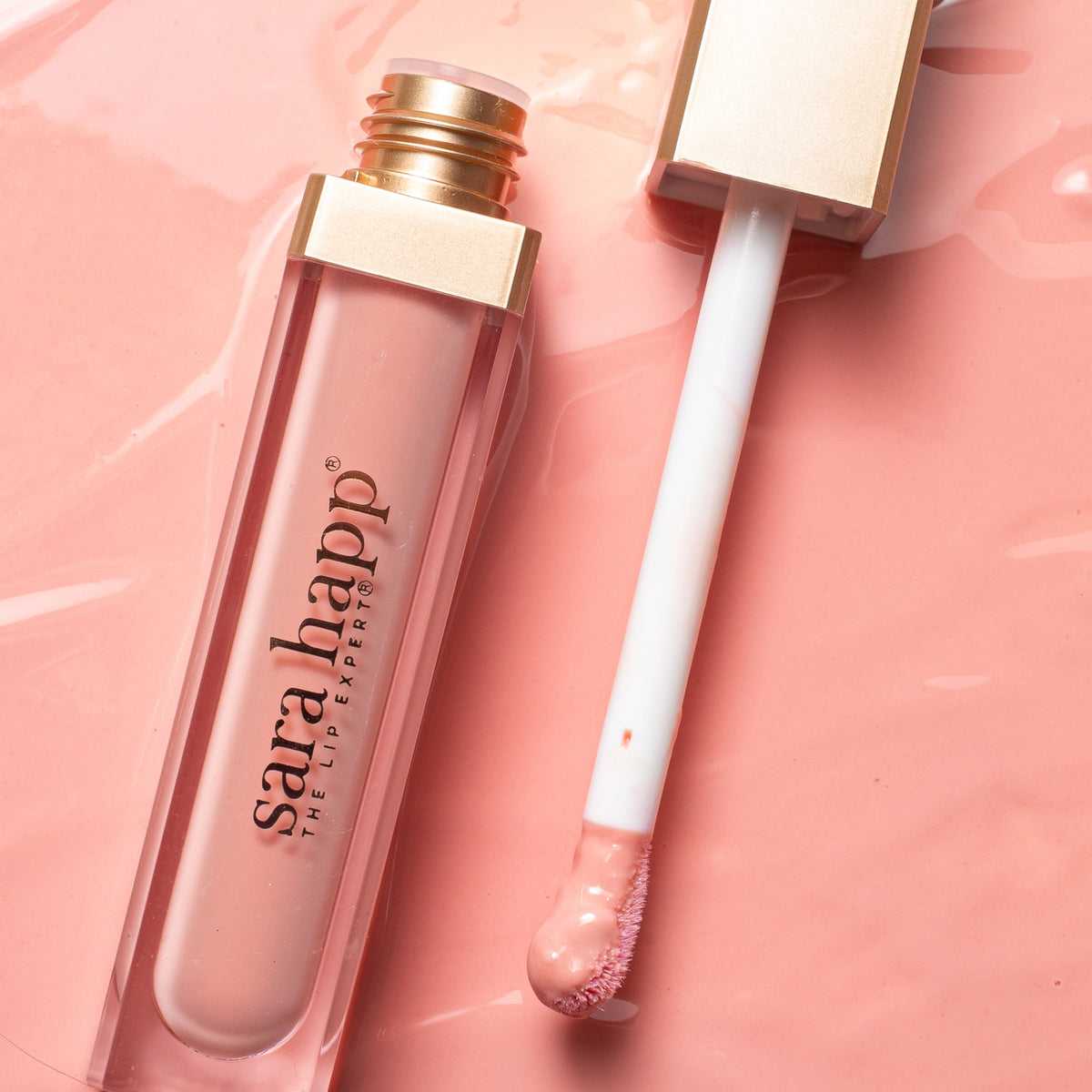 Sara Happ The Ballet Slip and The Pink Slip lip glosses side by side