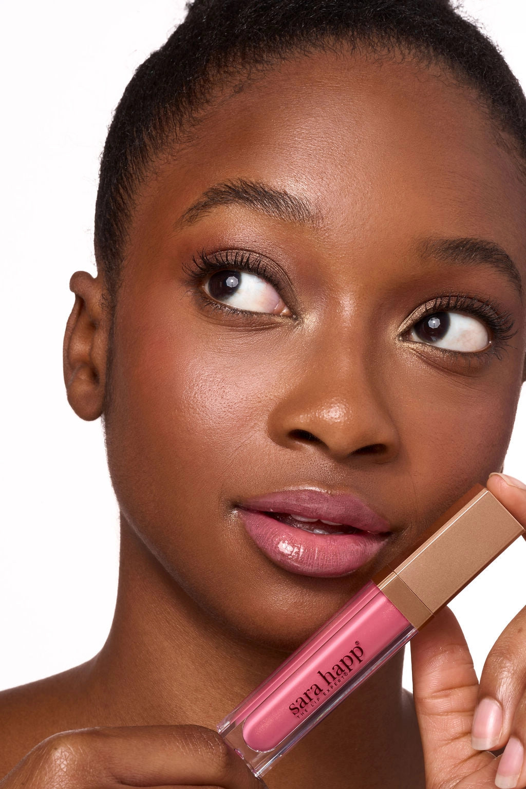 Sara Happ The Pink Slip worn over lip liner model
