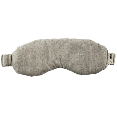 Gray eye mask on a white background