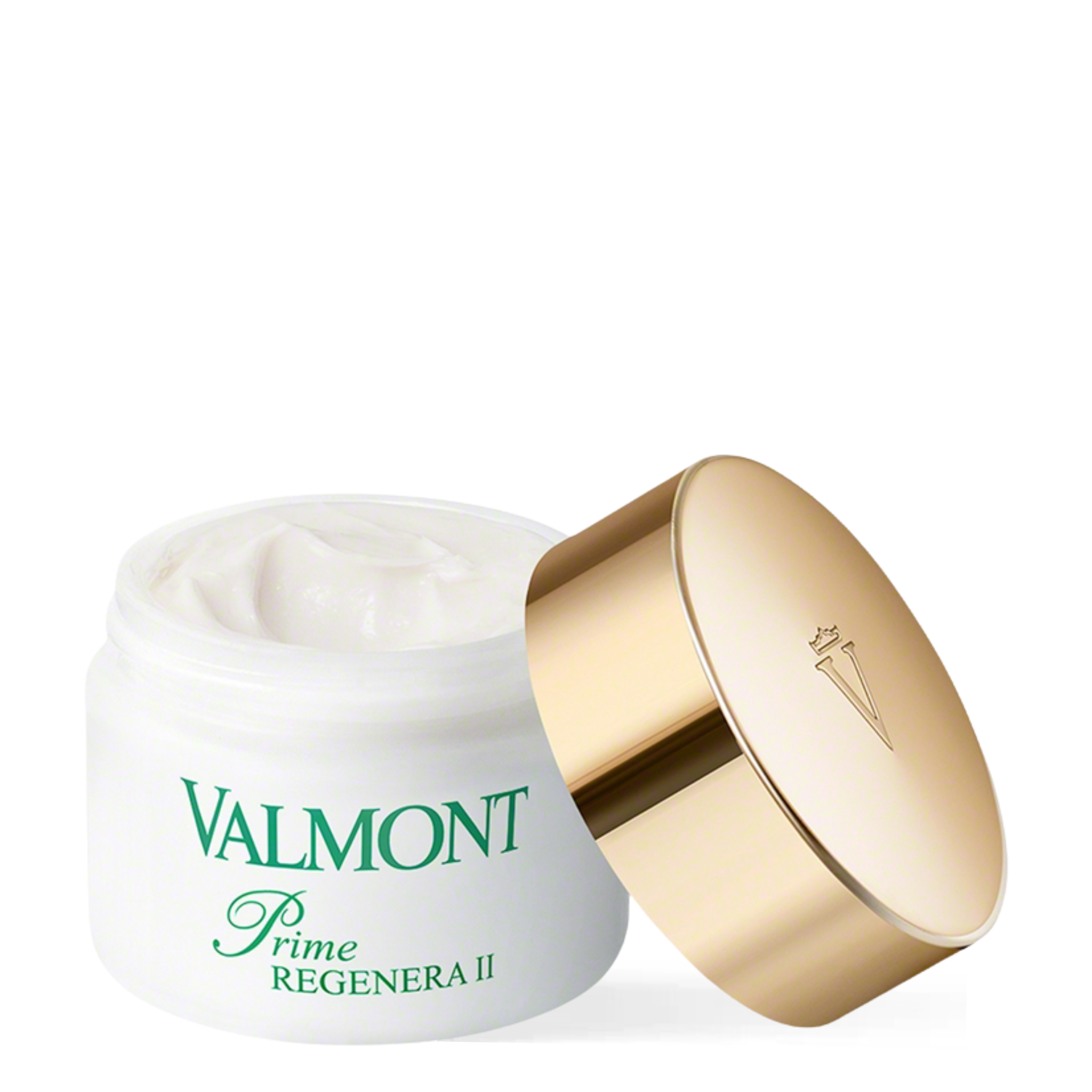 Open jar of Valmont Prime Regenera II moisturizer for very dry skin