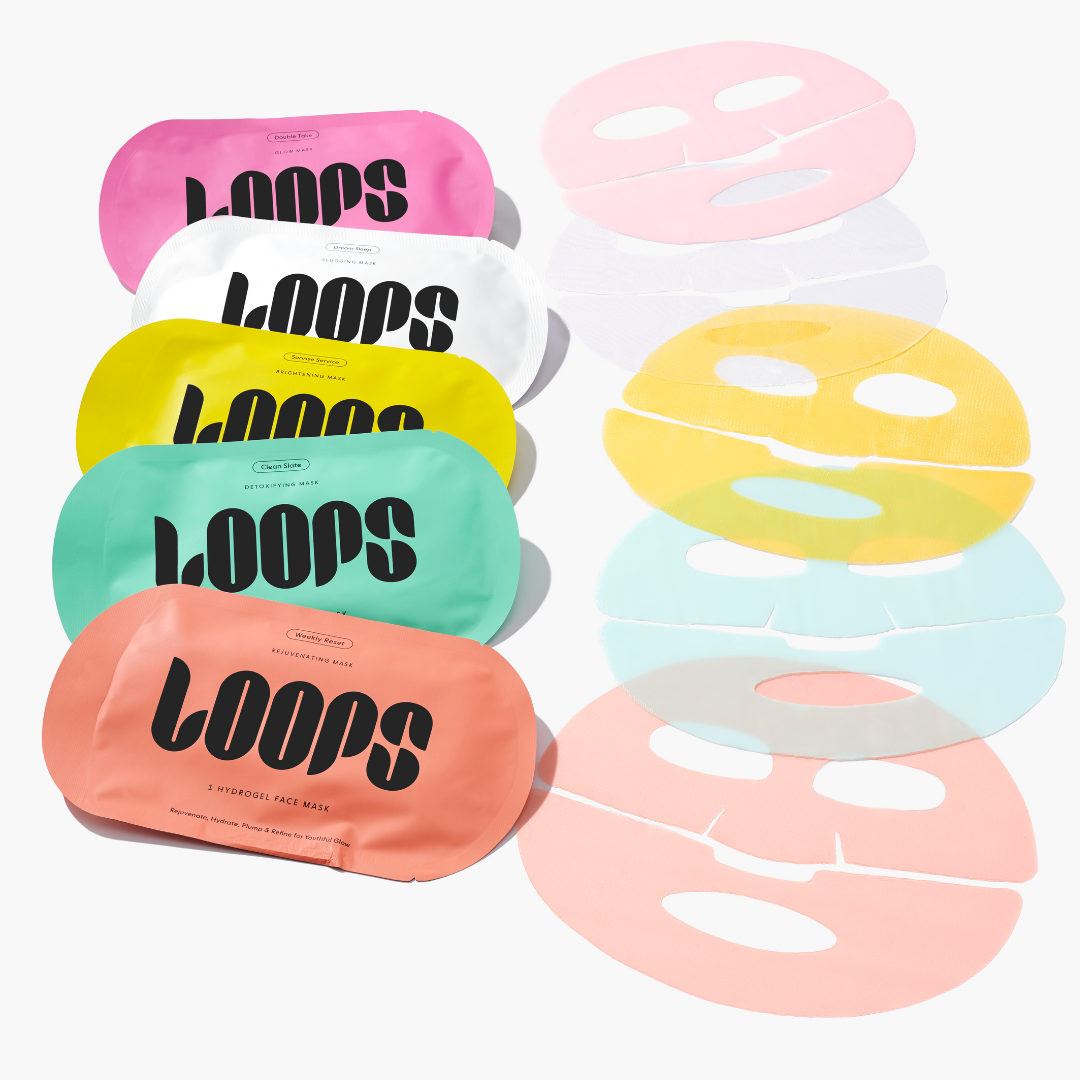 Variety Loop - 5 Bestselling Hydrogel Face Masks | Mask - Biocellulose | LOSHEN & CREM