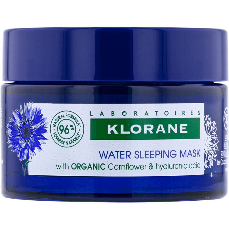 WATER SLEEPING MASK WITH ORGANIC CORNFLOWER | Sleep mask | LOSHEN & CREM