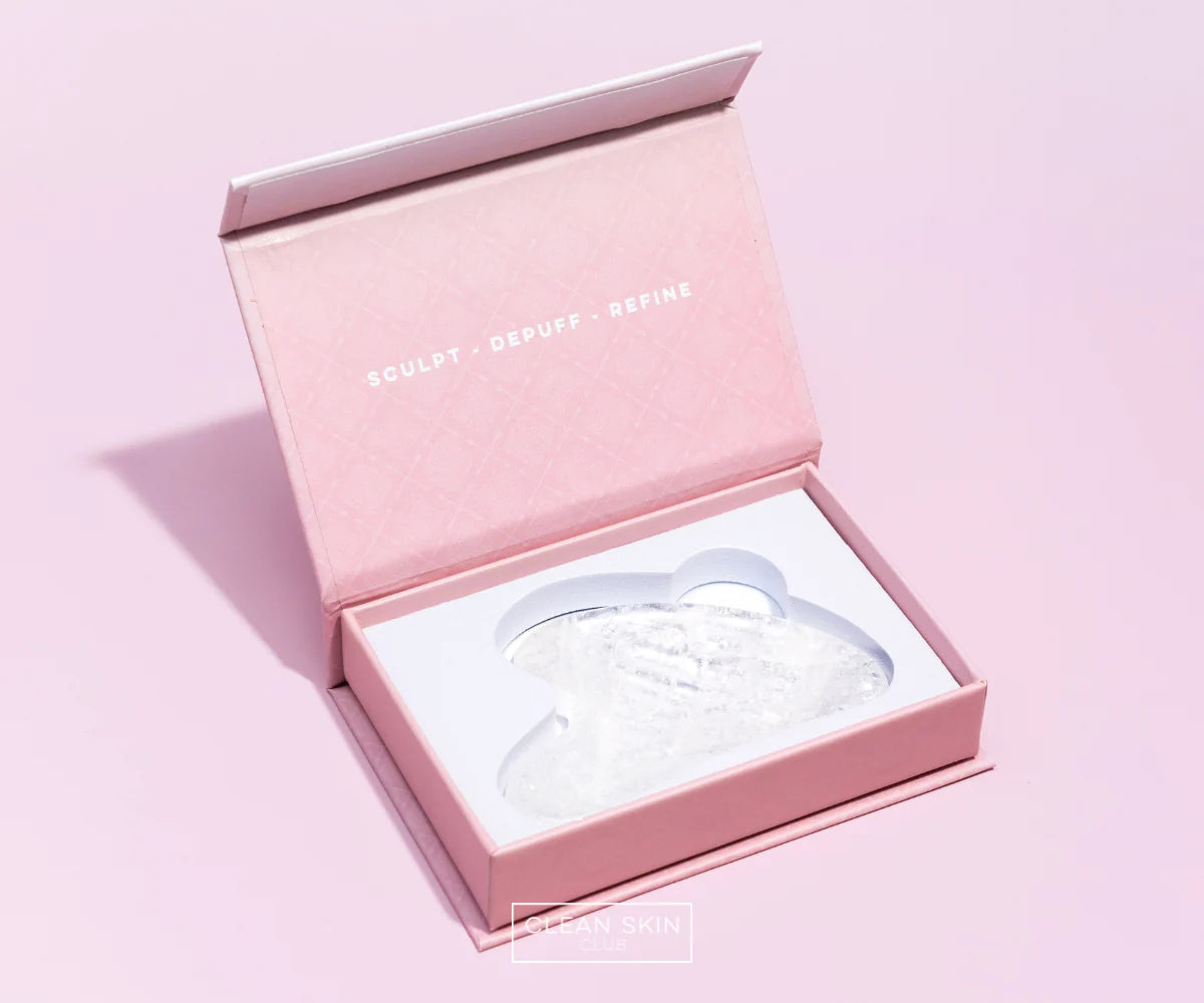 WHITE QUARTZ GUA SHA SCULPTING STONE | Gua Sha | LOSHEN & CREM