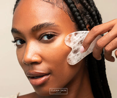 WHITE QUARTZ GUA SHA SCULPTING STONE | Gua Sha | LOSHEN & CREM