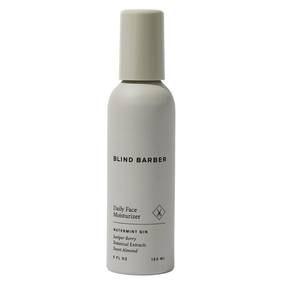 Blind Barber Daily Face Moisturizer bottle on a white background