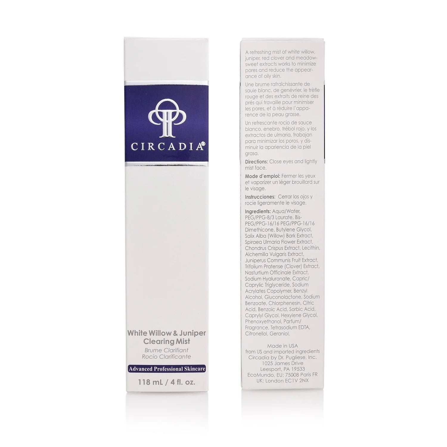 White Willow & Juniper Clearing Mist | Face mist | LOSHEN & CREM