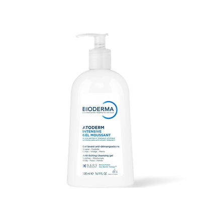Bioderma Atoderm Intensive Gel moussant, flacon pompe de 500 ml