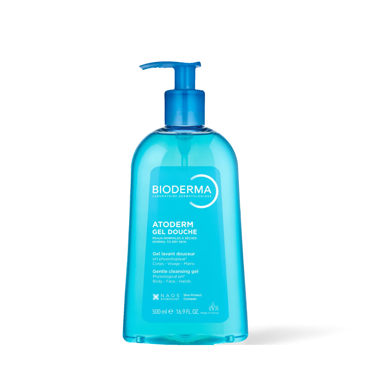 Bioderma Atoderm Gel douche, flacon pompe de 500 ml