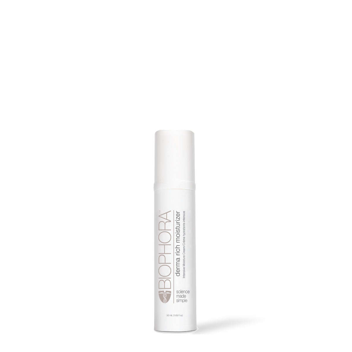 Biophora Derma Rich Moisturizer, flacon pompe de 50 ml