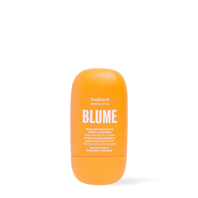 Écran solaire minéral Blume Sunburst FPS 50, tube de 50 ml