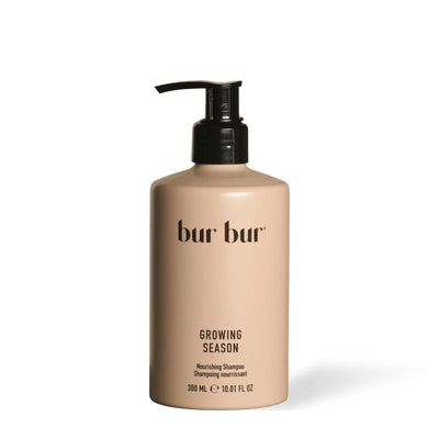 Shampoing nourrissant Growing Season de BUR BUR, flacon pompe de 300 ml