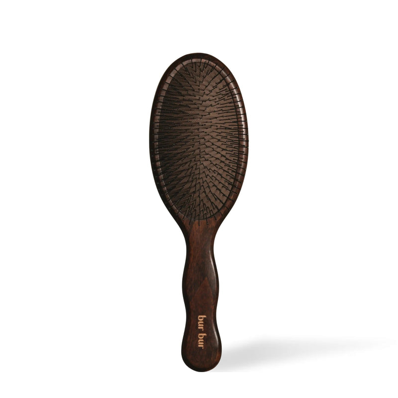 BUR BUR The Mermaid Wet Detangling Brush with soft nylon bristles, front view